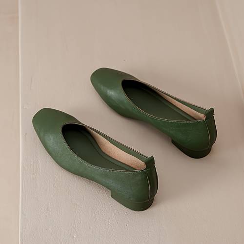 mom shoes womens soft flat single shoes spring new versatile soft sole comfortable grandma shoes womens shallow mouth work shoes women shoes