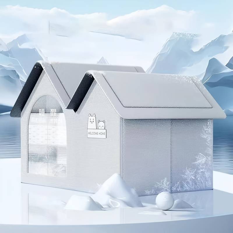 Dog House Cat Air Conditioner House, Foldable Cat And For Outdoor