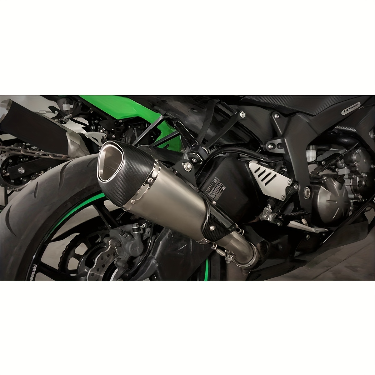 1pc universal   modified exhaust pipe 51mm exhaust suitable for r3 mt07 fz1 r6 r15 zx6r   z900   1000 cbr1000   and most other motorcycles installation use built in db killer details 3
