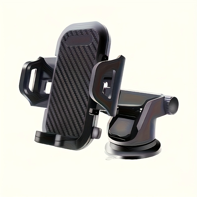 E-shop 360-Grad drehbarer Armaturenbrett-Halter mit 270-Grad drehbarem Kopf, weiches PVC Auto-Handyhalter – Zwei-in-eins