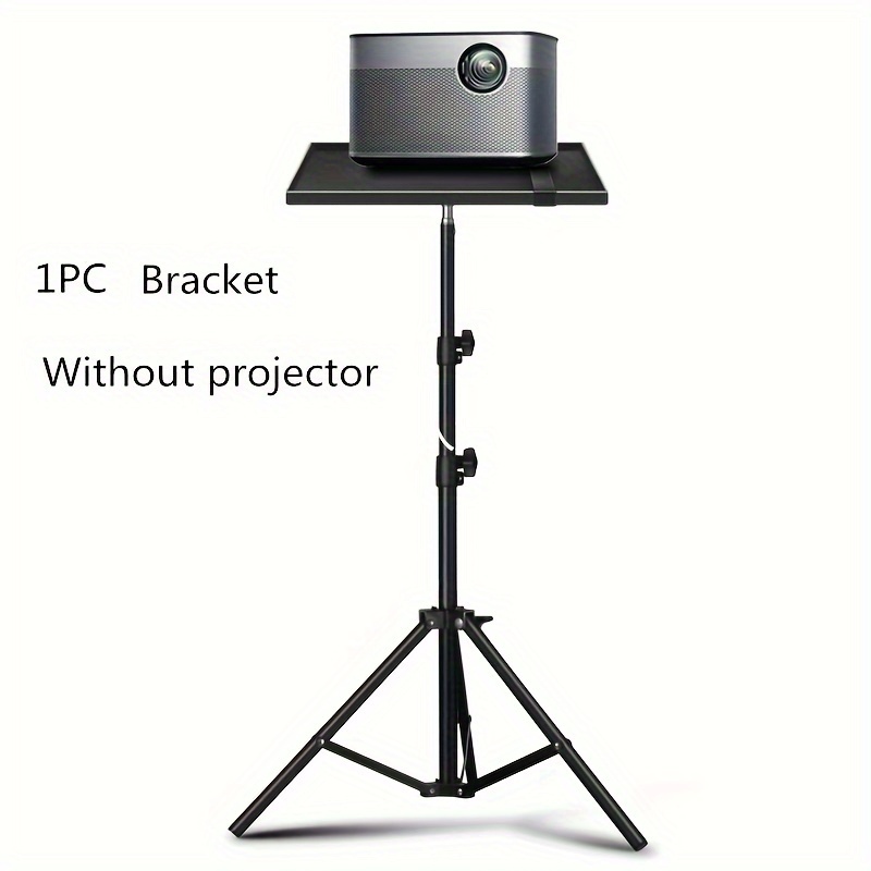 Adjustable Height Iron Projector Stand Foldable Tripod Non Temu New