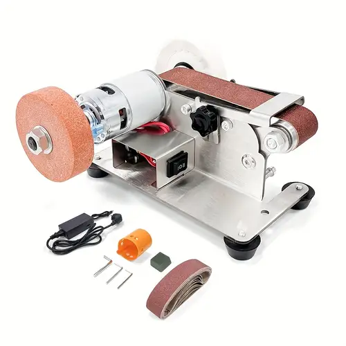 mini sander polishing wheel electric benchtop polisher knife sharpener for diy woodworking metalworking knife making jewellery knife sharpening