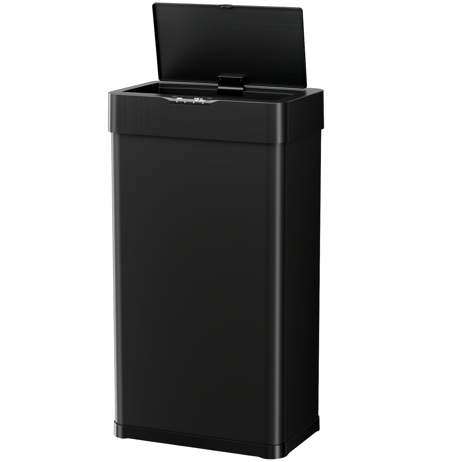 TEMU 60l Automatic Sensor Trash Can With Touchless Motion Sensor, Smart Has Lid, Bag Holder & Display Light - Hygienic Operation, Capacity For,