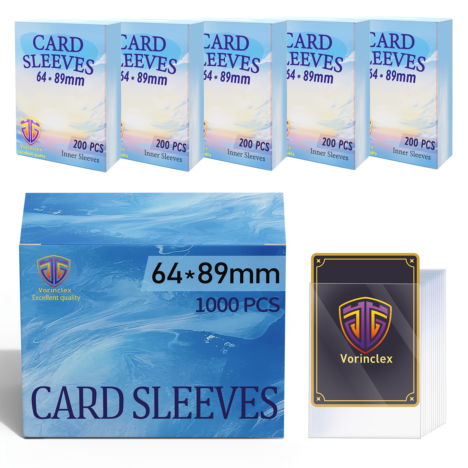 A High-quality Sleeves Measuring 64 By 89mm, Ideal For Standard-sized Cards