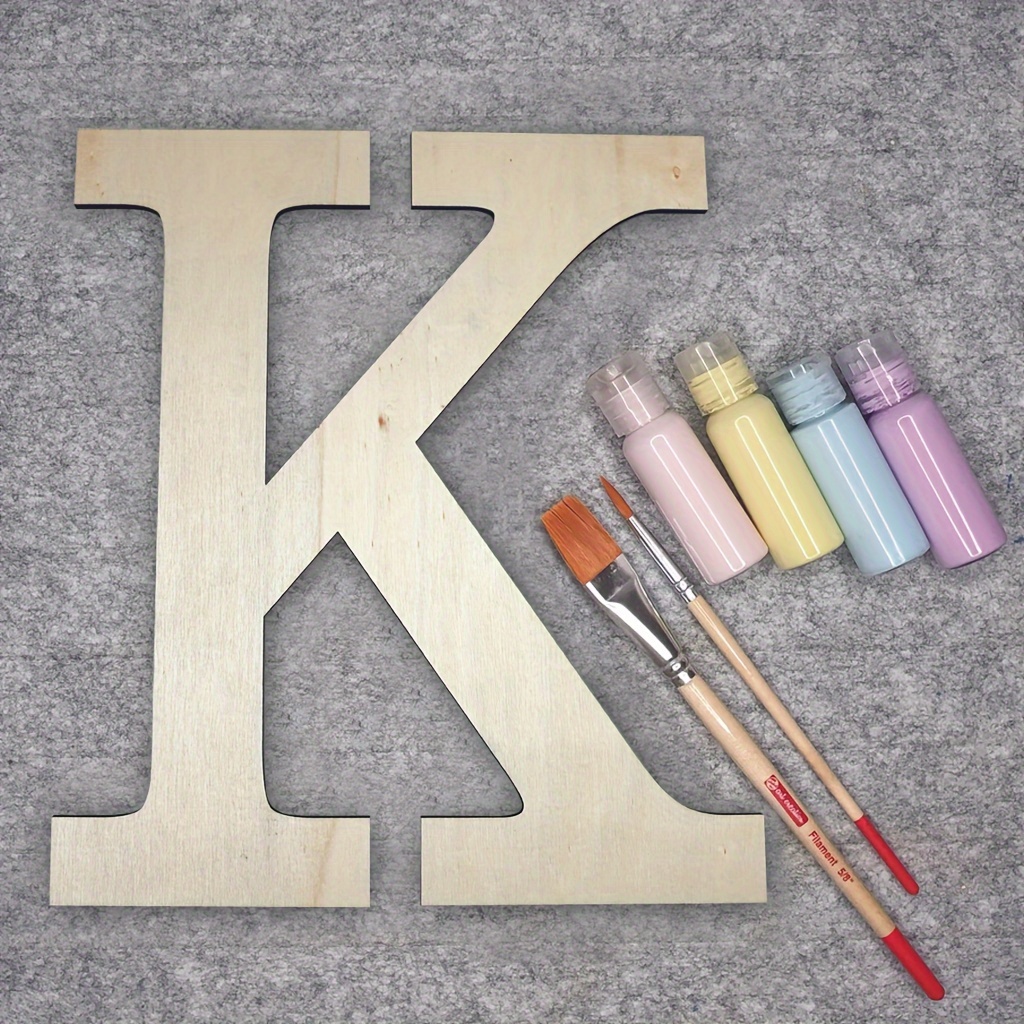 

1pc Wooden Wall Decor Letters 12 Inches Blank Letters Diy Paint Home Party Wedding Decorations