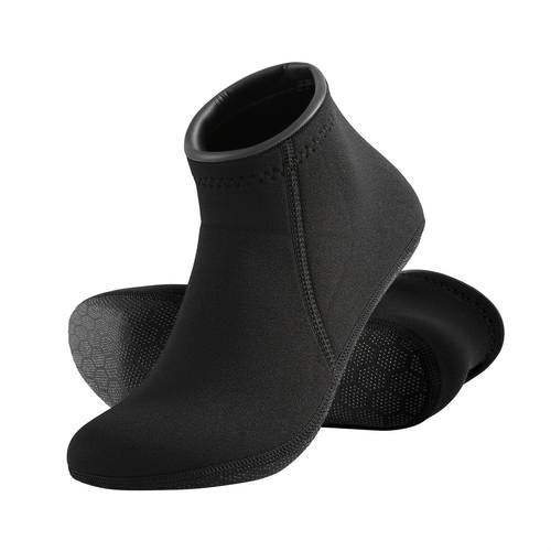 1 pair of neoprene diving socks 3mm thick anti slip warm and wear resistant winter surfing socks for swimming beach and
