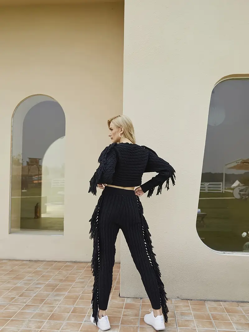 conjuntos suéter mujer piezas outfits suéteres Temu