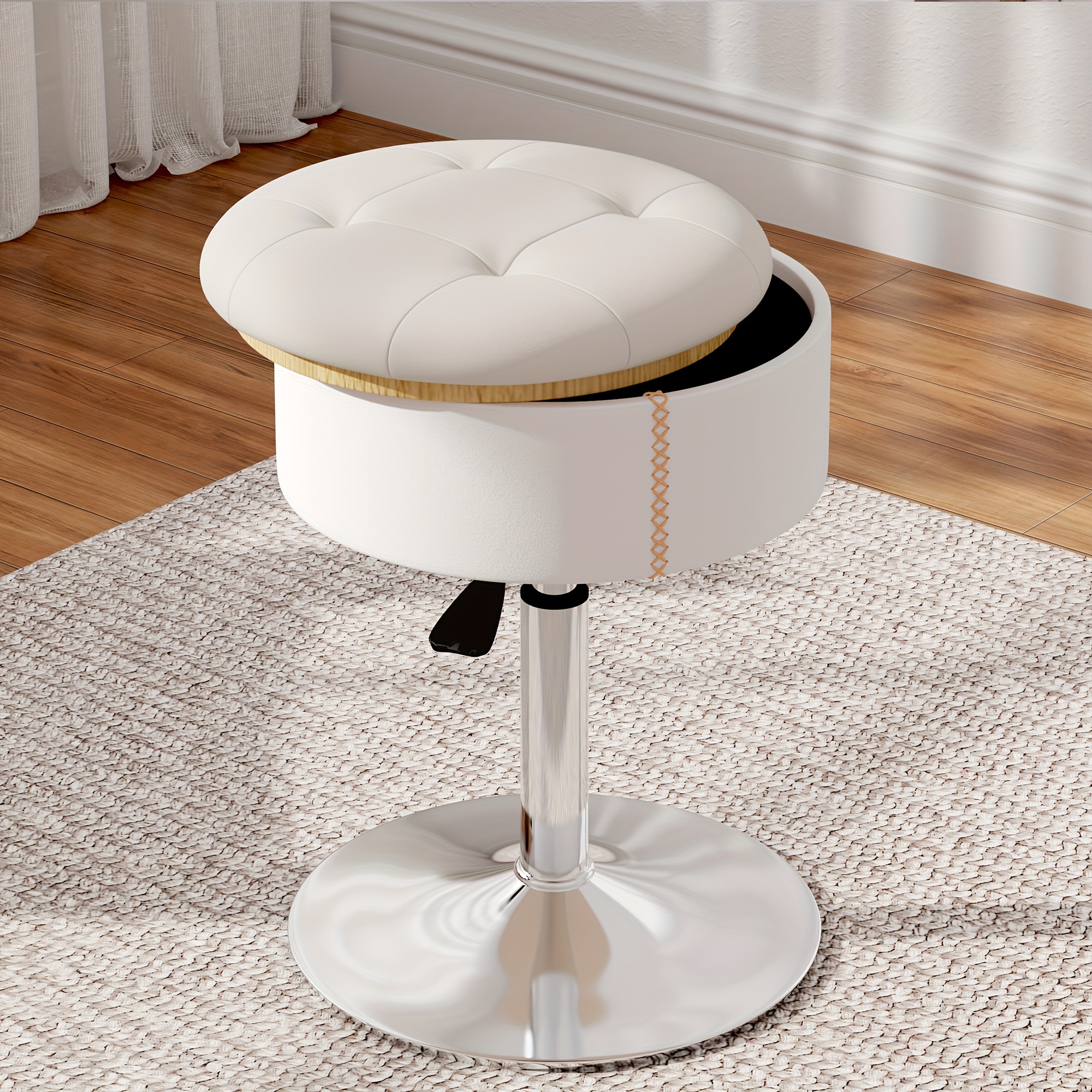 Vanity Stool, Swivel, & Adjustable buy Chair