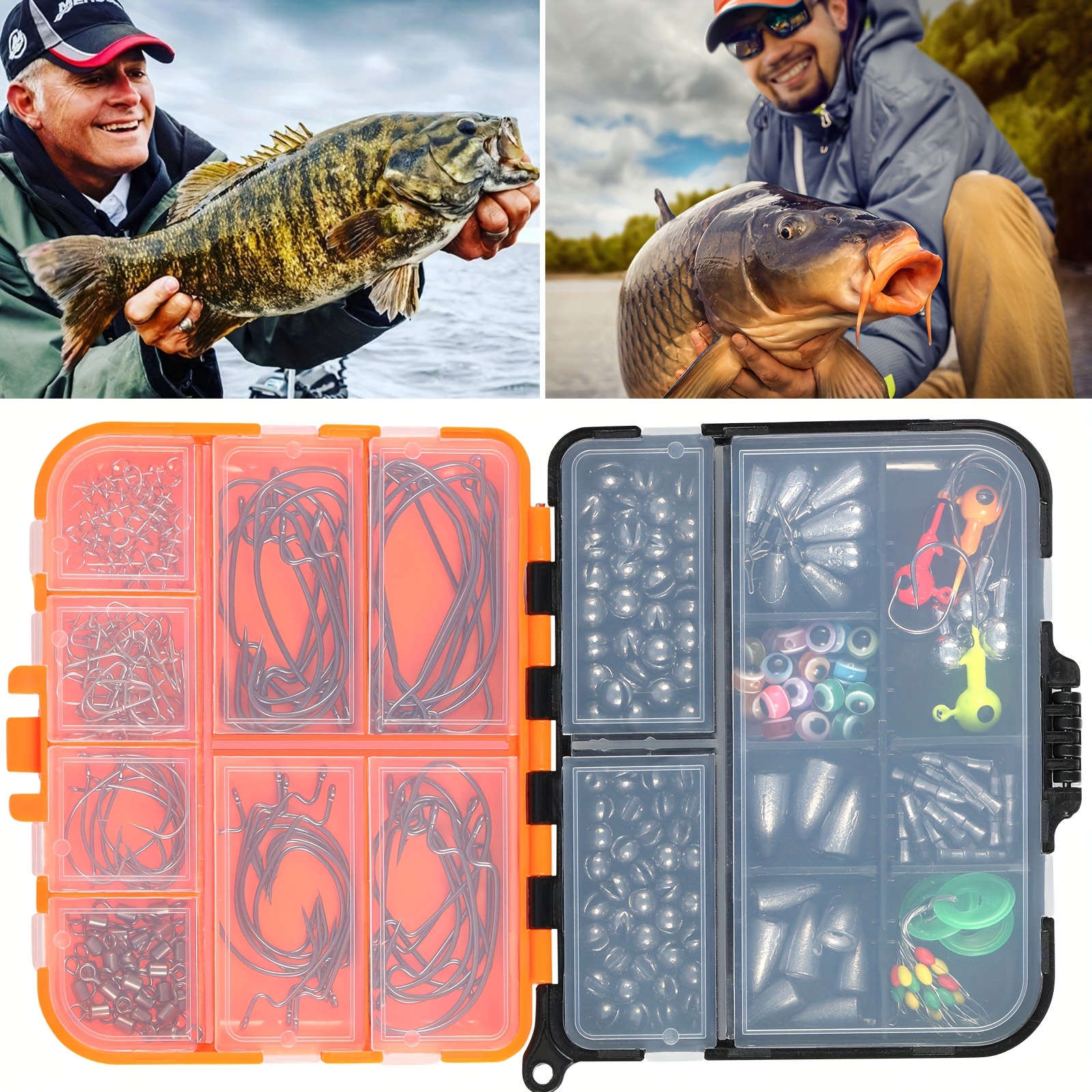 Tackle Box Crappie Fishing Kit 201pcs Fishing Accessories Kit