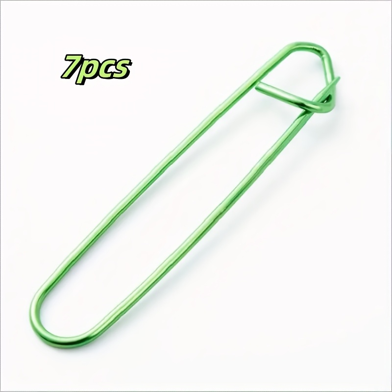 

7-pack Large 9cm Aluminum Safety Pins - & Easy-to-use For Sweater & Crochet Projects, Anti-rustle Design, Assorted Colors