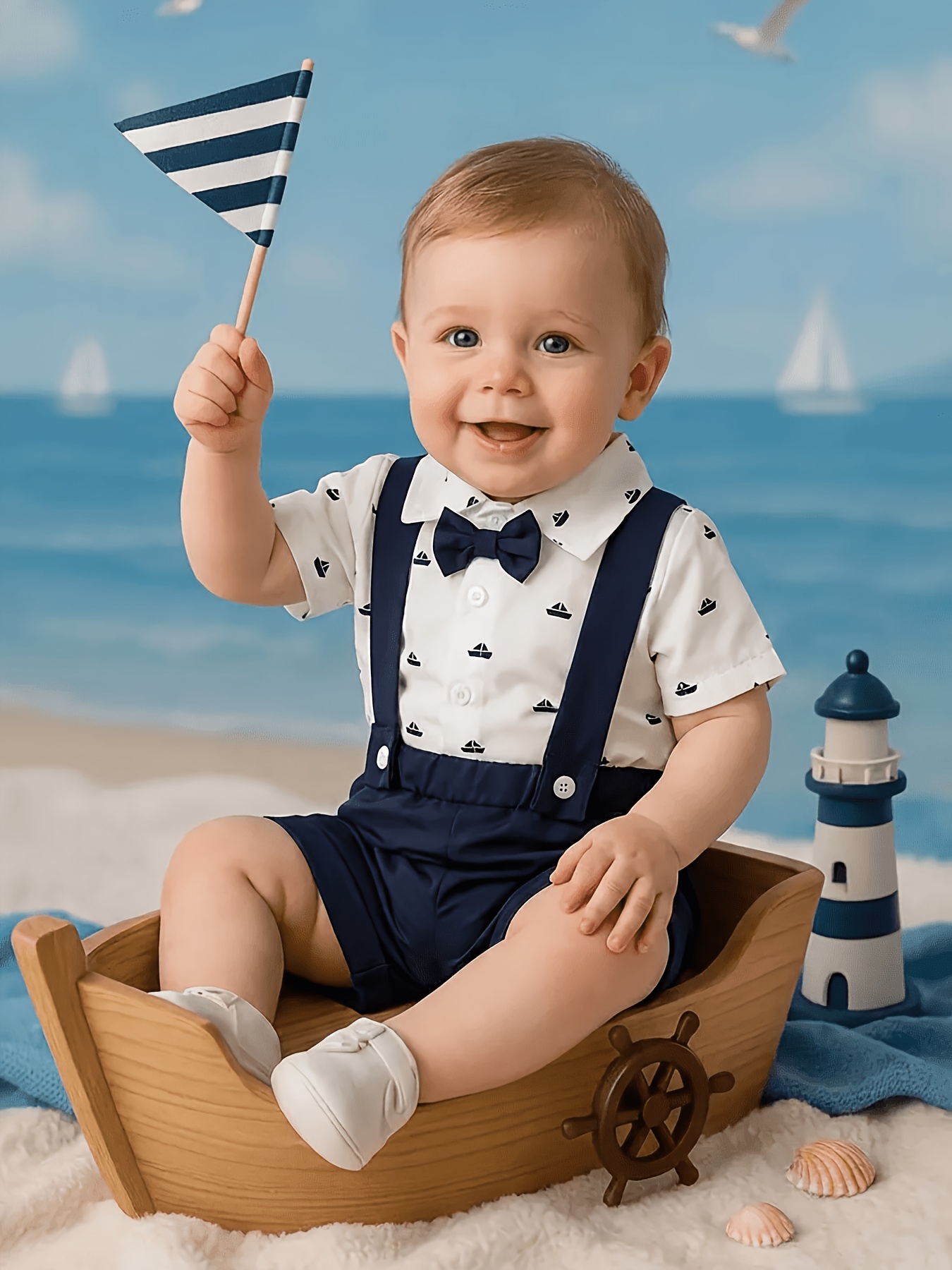 baby boy dress outfit sold on Temu United States