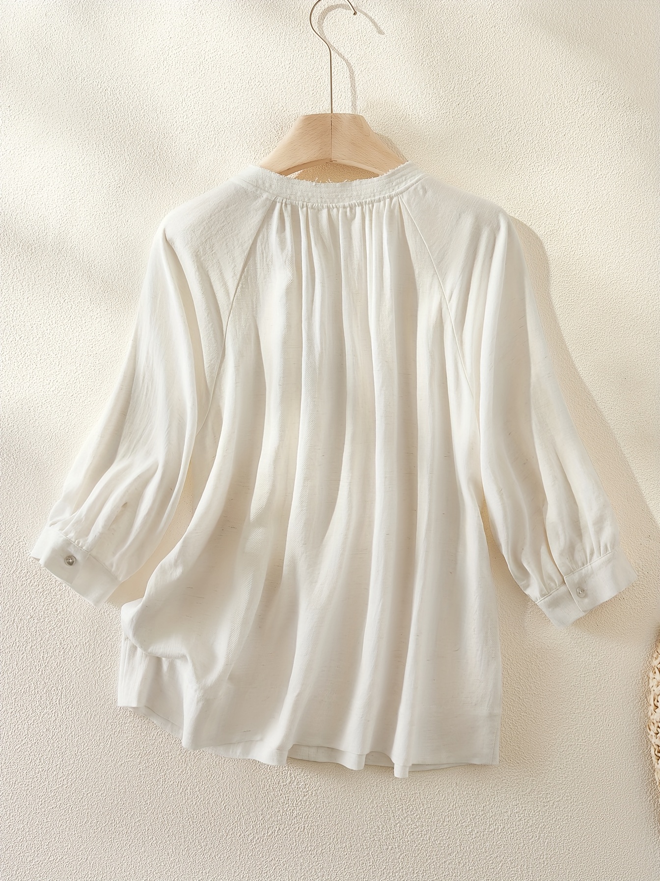 Chemise Blanche Sur Chemise Laine Femme Chemise En Gaze De Laine