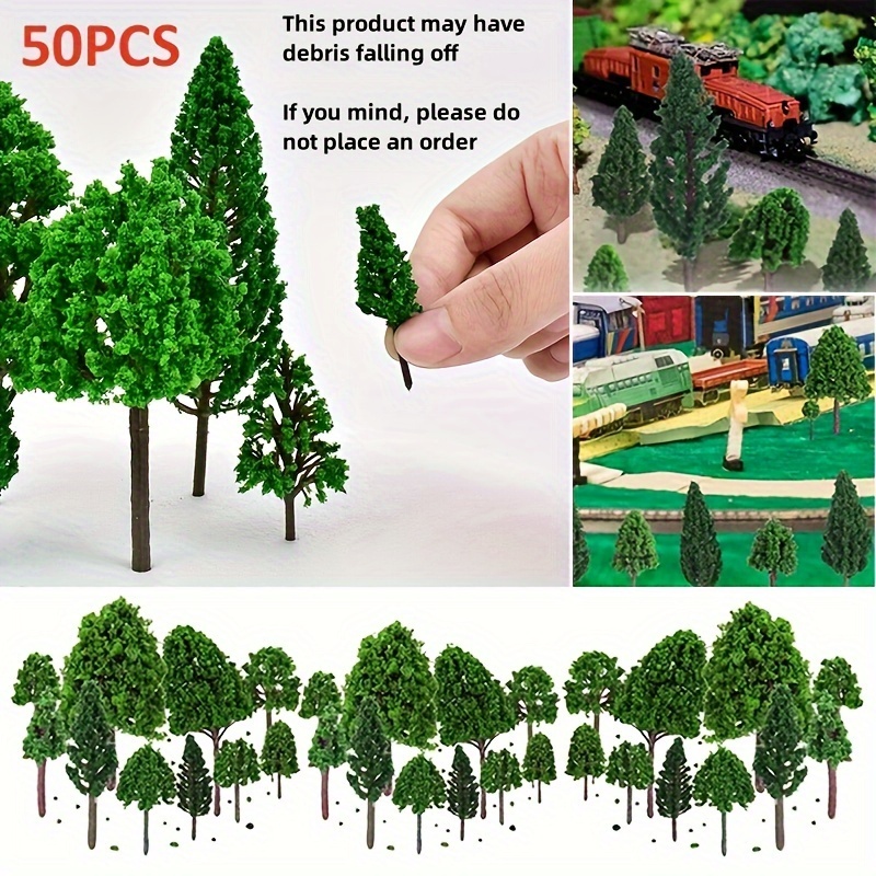 

50pcs Building Sand Table Model Material Landscape Model Tree