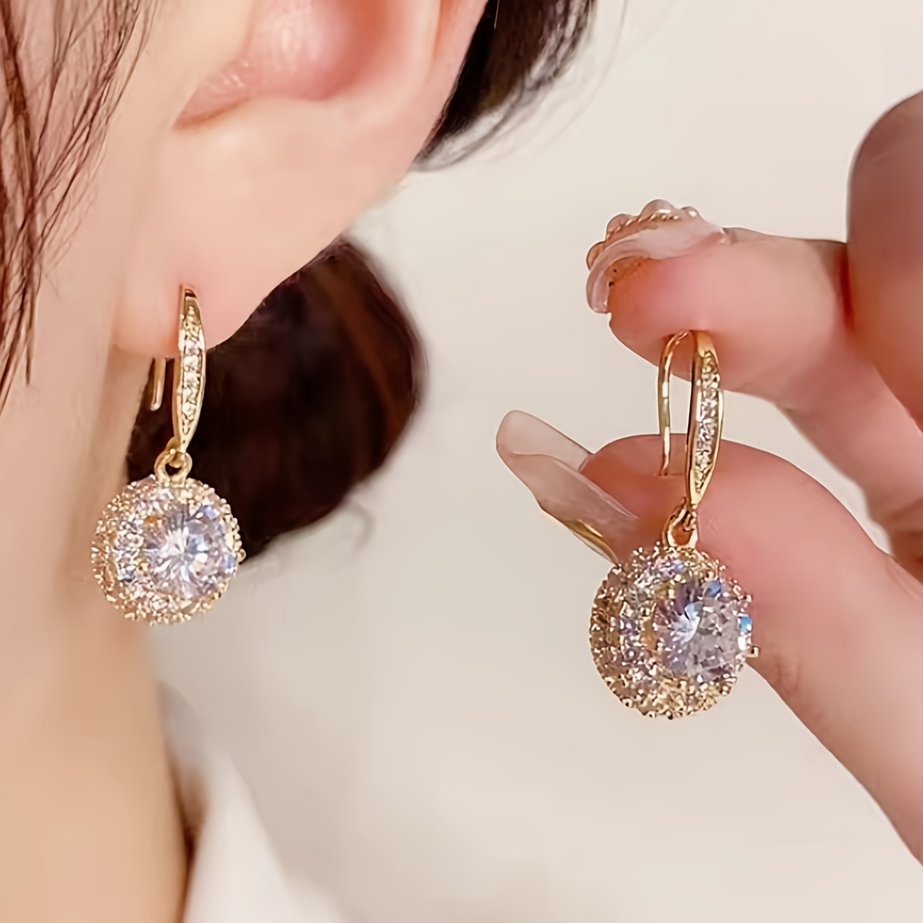 TEMU 1 di orecchini , personalit� squisiti ed eleganti, adatti per l'uso da donna