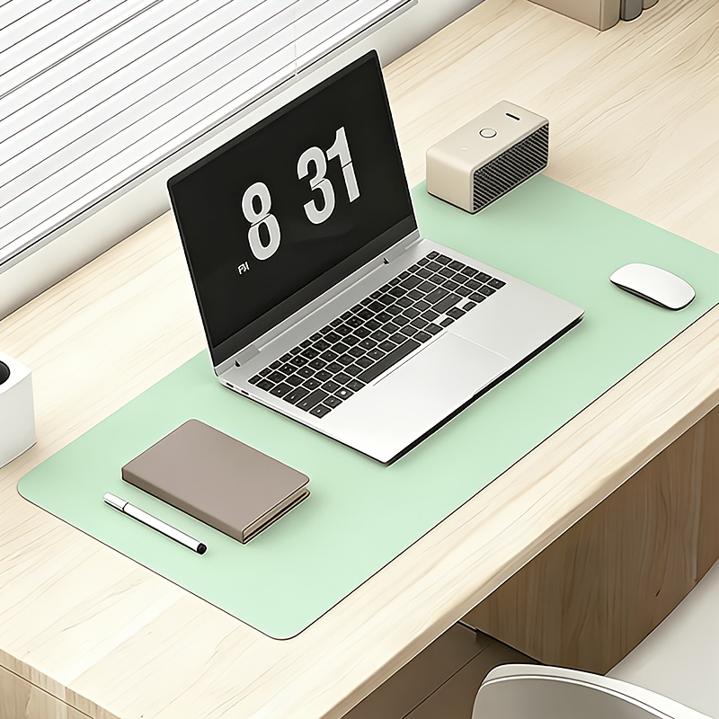 1pc Large Size Office Desk Protector Mat PU Leather Mouse Pad Desktop Keyboard Desk Pad Gaming Mousepad PC Accessories