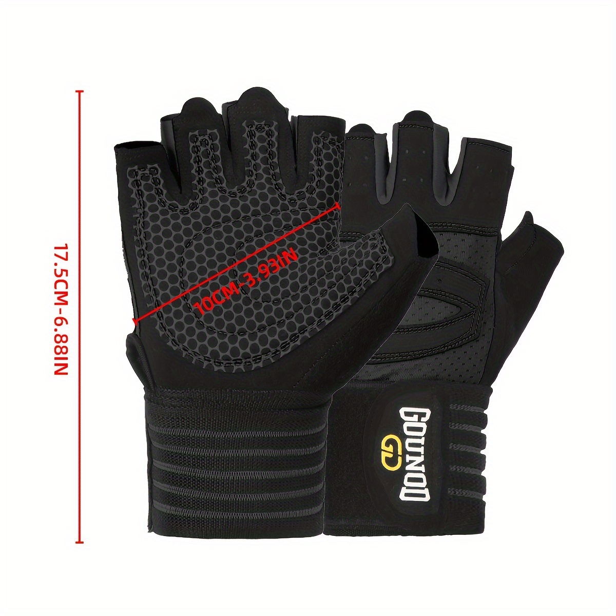 E-shop GOUNOD 1 Paar Trainingshandschuhe für Männer Frauen, Gewichtheberhandschuhe mit hervorragendem Griff, Leichte Gym-Handschuhe für Gewichtheben,