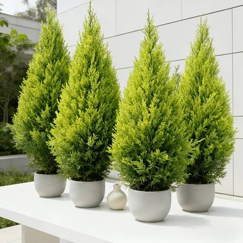 2 bucăți artificiali realistici - verde închis pentru și acasă, accesorii de bucătărie, cu și trunchi realistici - pentru spații interioare și exterioare, decor de crăciun, decor acasă, fără ghiveci , plante artificiale