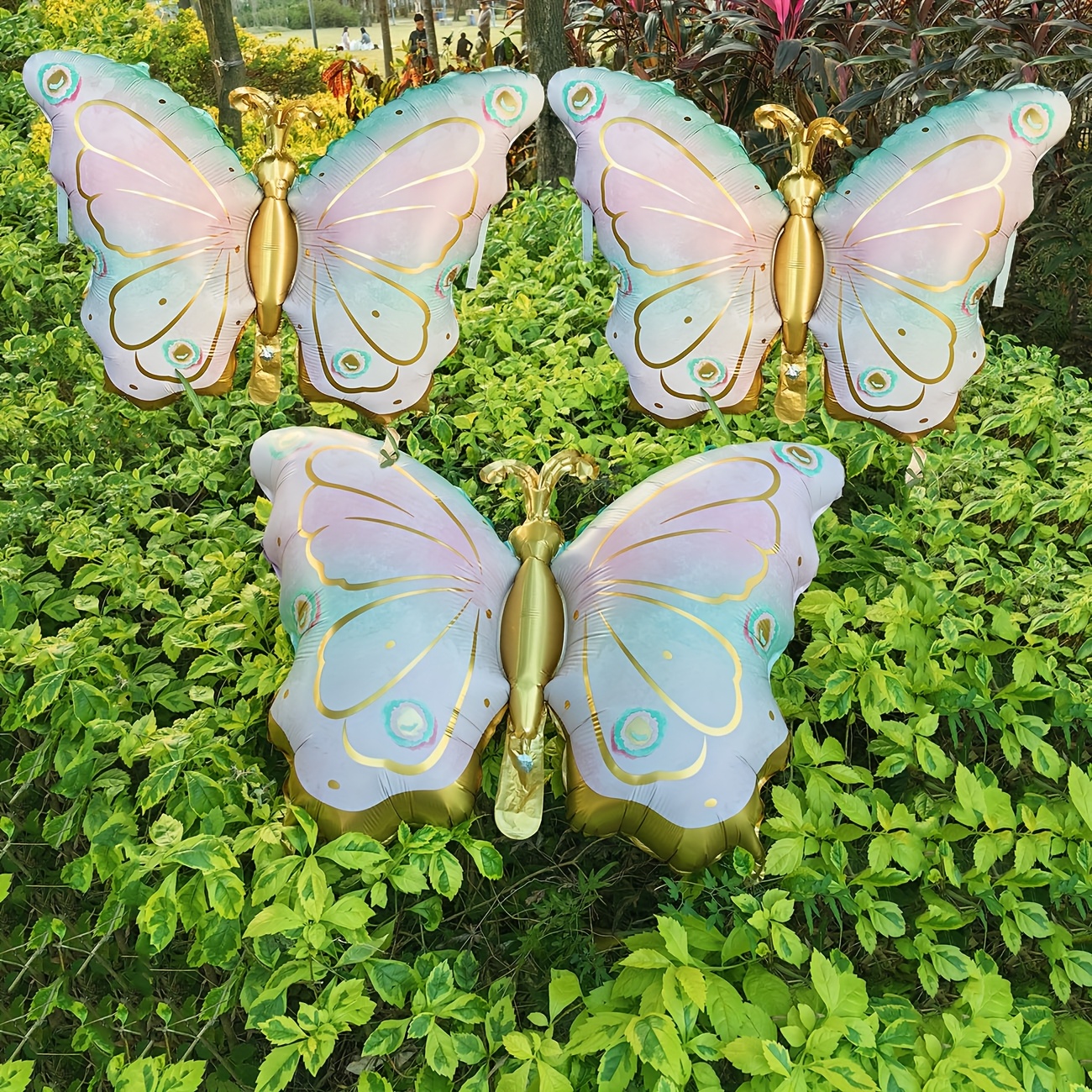 3pcs, Foil Balloons, Elegant Decoration Balloons, Wonderful Holiday Gifts, Holiday Event Decorations, Home, Office Display
