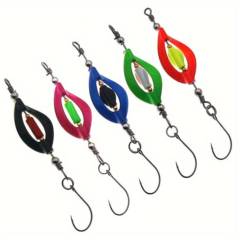 

Histolure 5pcs Spinner Fishing Lures, 3.5g Alloy Spoon Lures For Trout, Perch, Metal Hard With Rotating Design