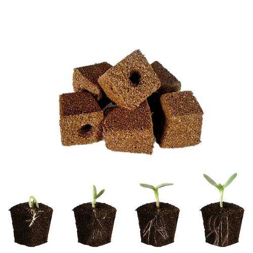 item picture a seedling starter sponge kit for hydroponic indoor garden systems featuring 100 growth sponges with seed pods replacing sponges compatible with most hydroponic growth systems