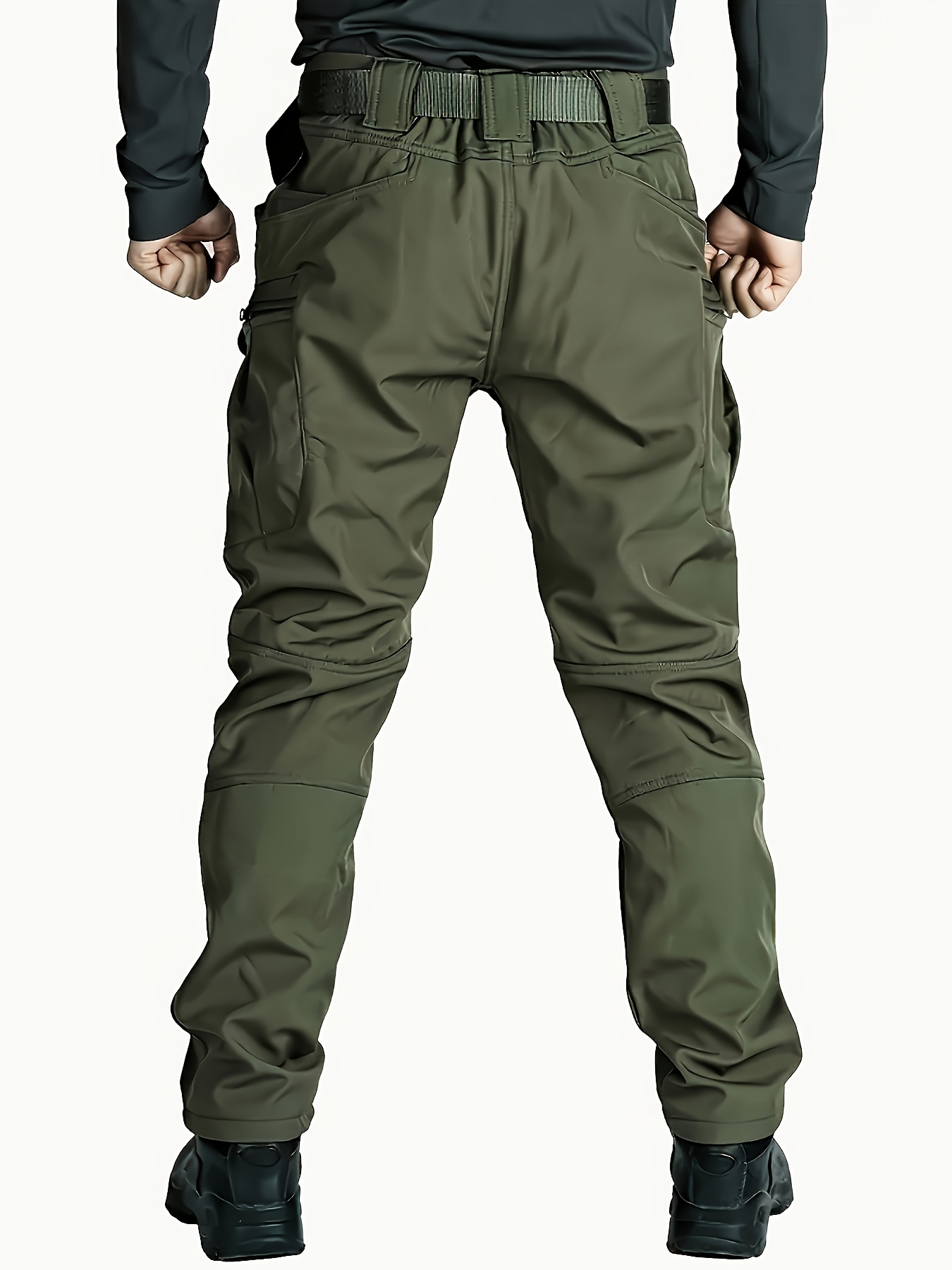 2pcs Men's Thickened Jacket and Pants Set for All-Terrain Hunting