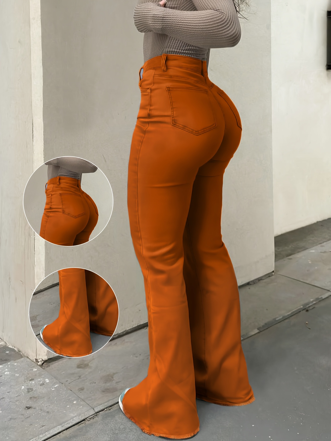 パンツ MSGM SS23 Orange twill pant (3441MDP13237200 10) My Moment Gauze Pant Set - Orange | Fashion Nova