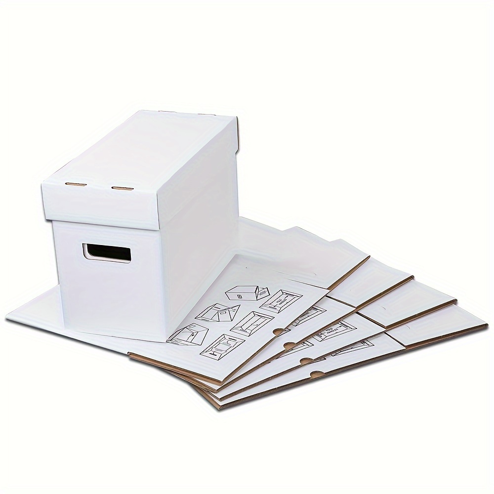 TEMU Storage Boxes For Comic Books, In Sets Of 3, 5, Or 10, Designed To Hold 150-175 Comics, Stackable And Durability