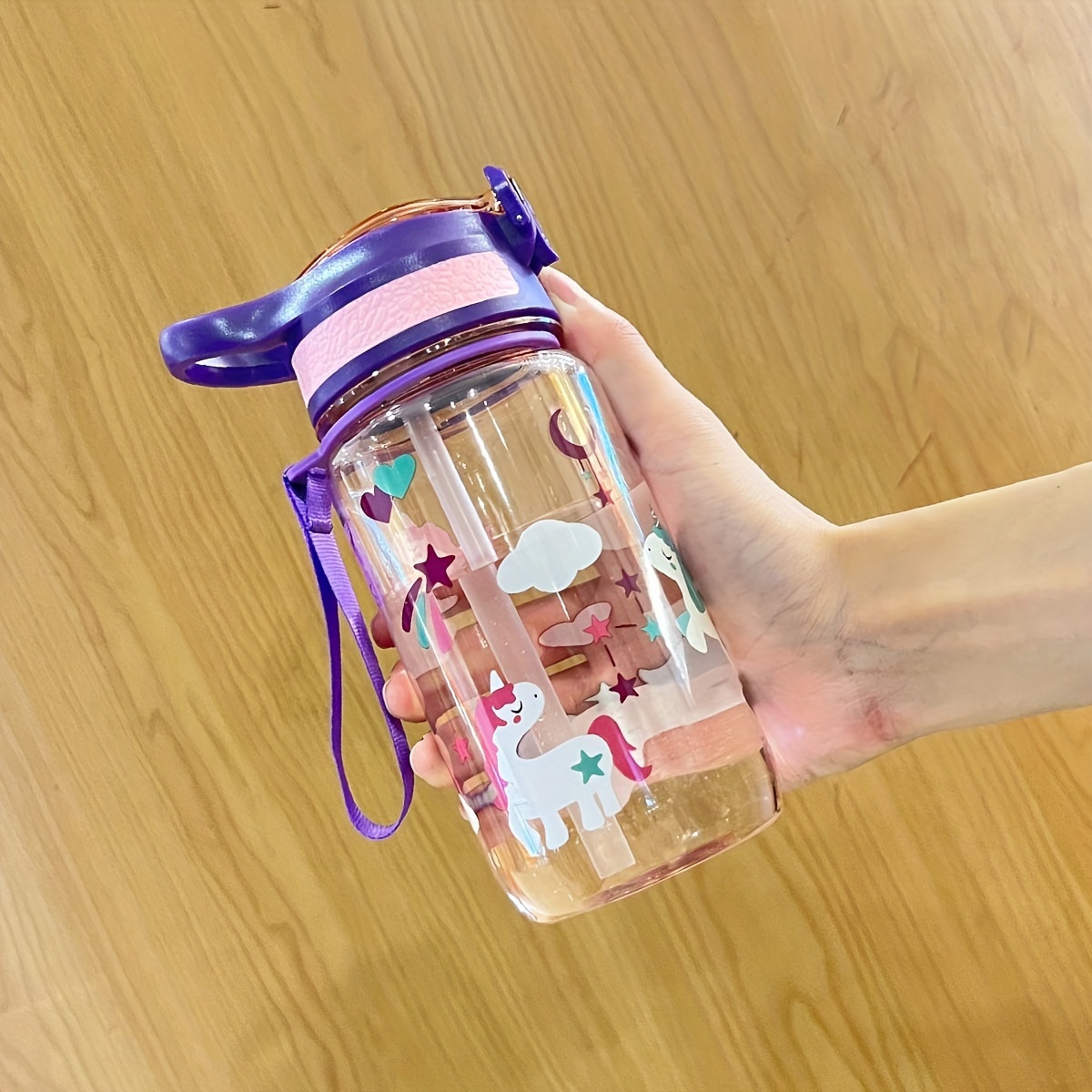 1pc Cartoon Cute Straw Cup