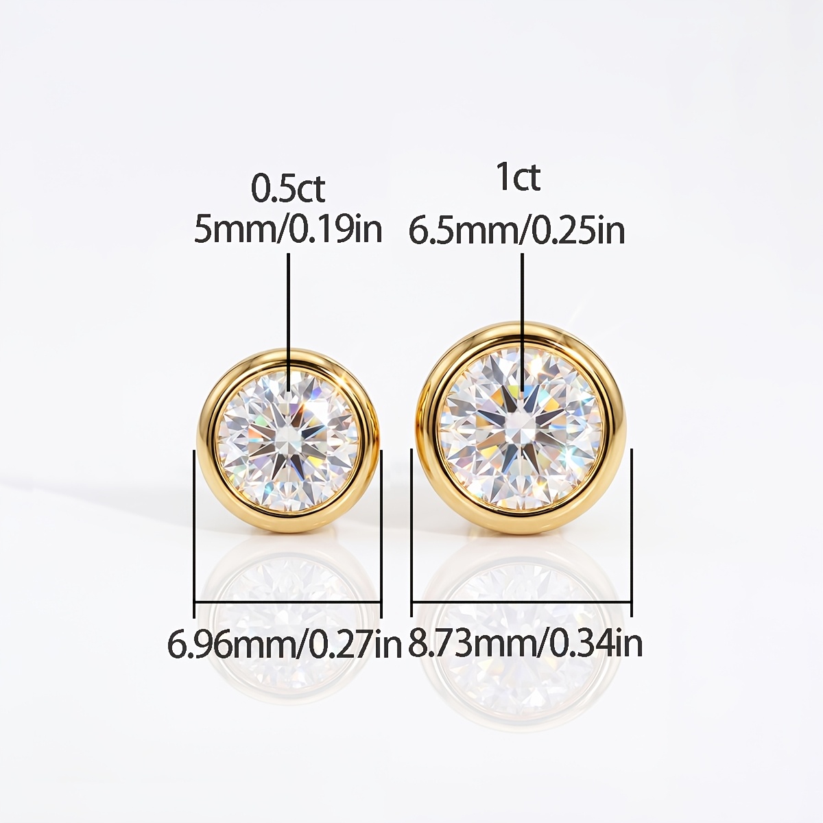 Women's Sparkling Moissanite Earrings, Wedding Season Gift