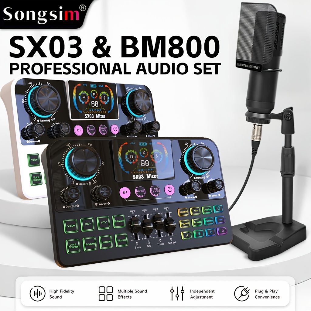 live sound card set up sold on Temu United States