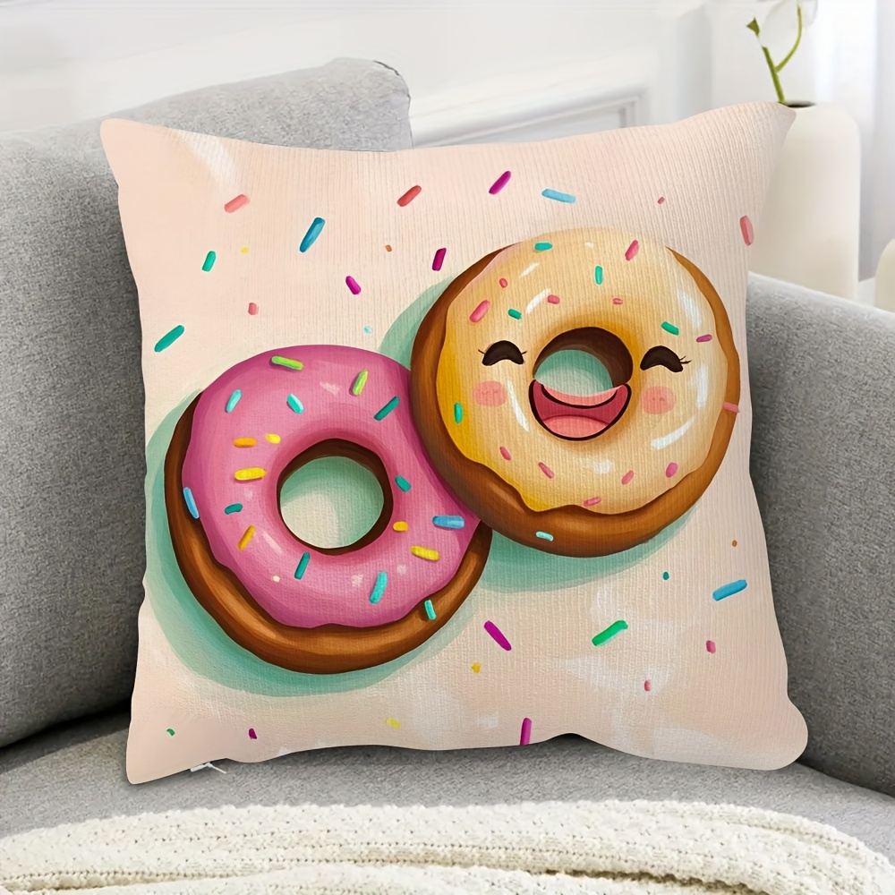 2pcs pack 15 inch round throw pillow donut doughnut Temu Australia