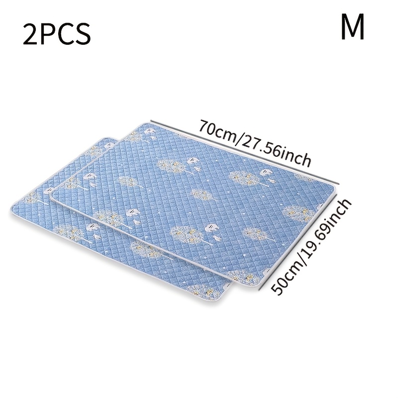 TEMU 2 Washable Dog Pee Pads, Reusable Puppy Pads, Pet Training Pads, Pet Pads, Suitable For Various Places, Extra Large Size