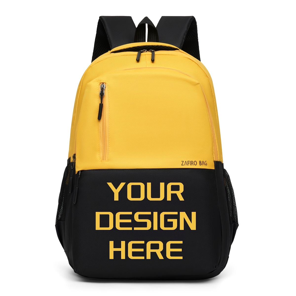TEMU Large Capacity Multi-, Customizable Text And Picture, Multiple Colors , Logo, Trendy Fashion, Travel Essential, Lightweight And Portable,
