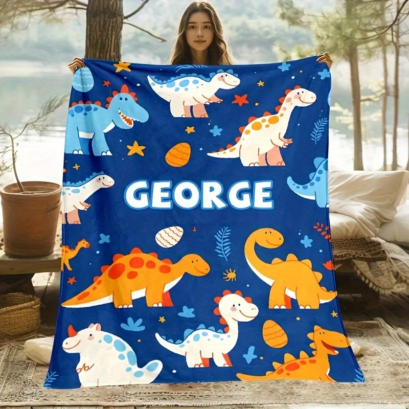 

Name Flannel Blanket - , Tear- & Allergy- For , Bed, , & - Personalized