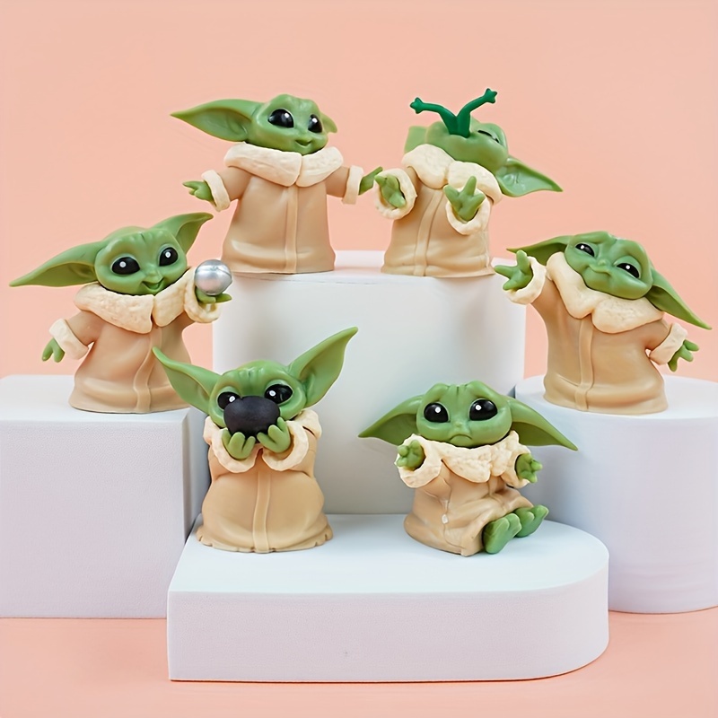 

Set Of 6 - Miniature Pvc Collectibles For Decorations, And Desk Accessories, Suitable For And Adults, Universal Novelty