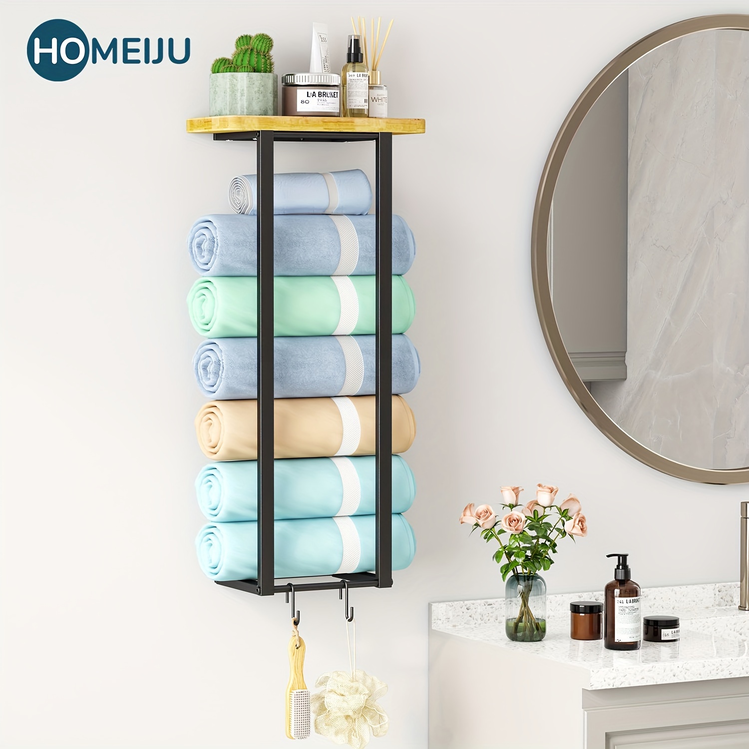 

Homeiju Bathroom Towel , 27 Mounted Towel Towel For Bathroom,