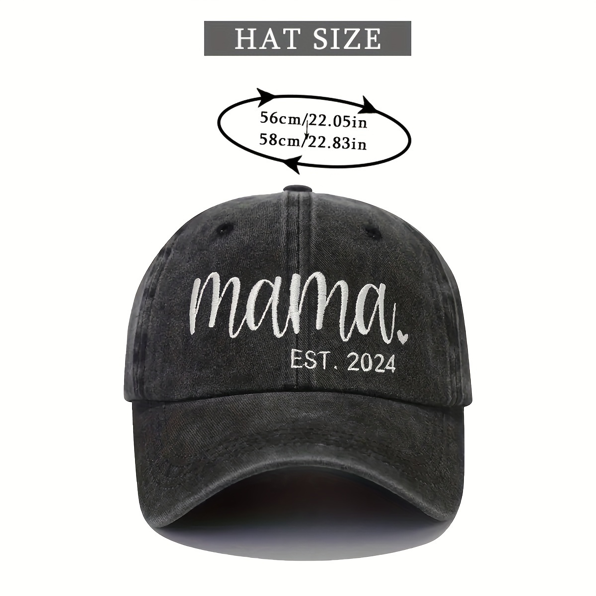  Mother's Day Baseball Caps Dad Hats Adjustable Size