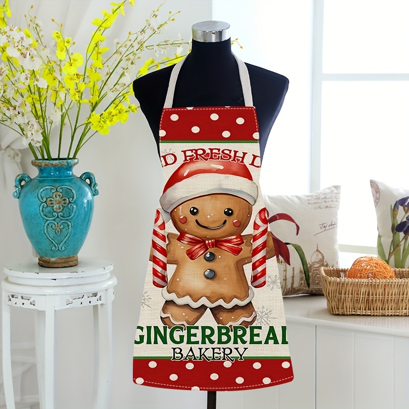 

1pc Christmas - , Polyester Greaseproof Sleeveless , Tie