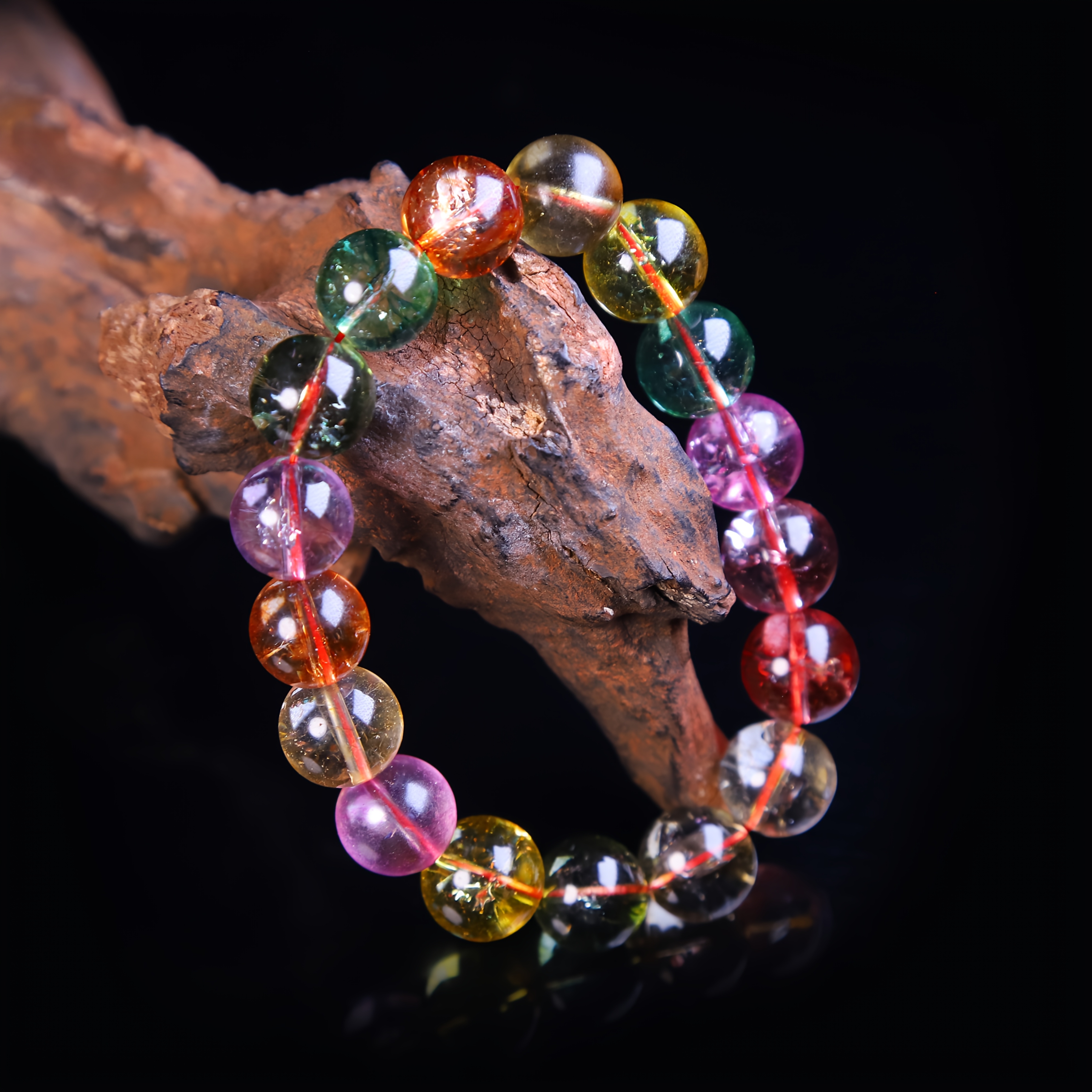Exploding Flower Crystal Candy-Colored Multi-Treasure Bracelet