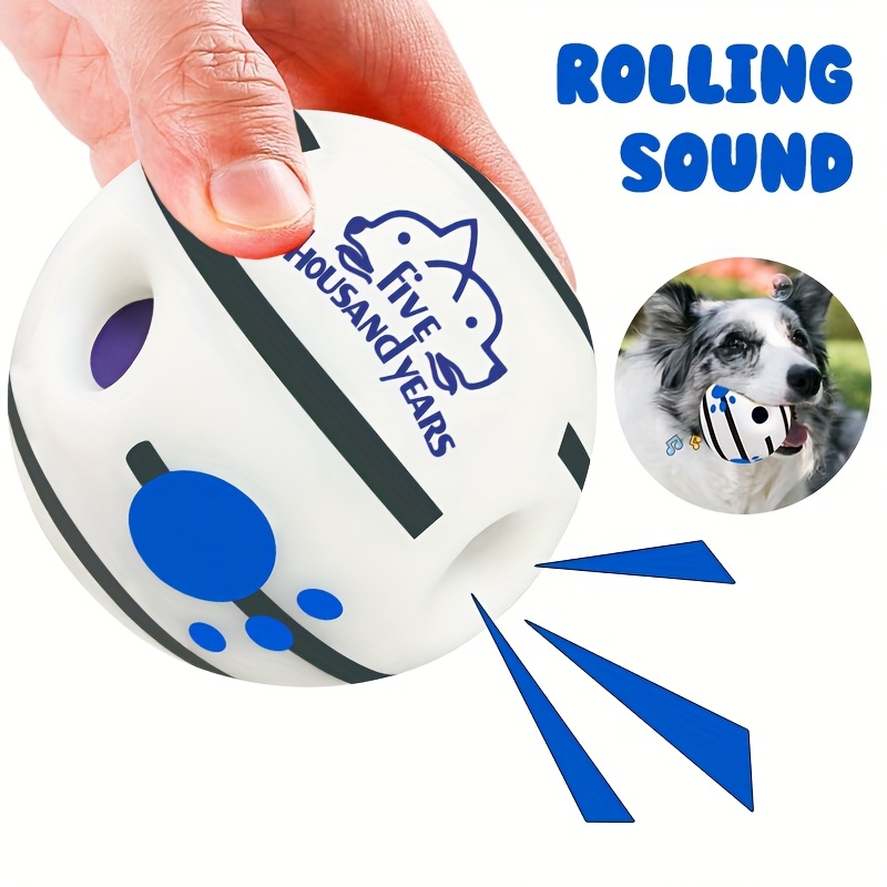 Interactive Sound-Emitting Dog Toy Ball for Pets