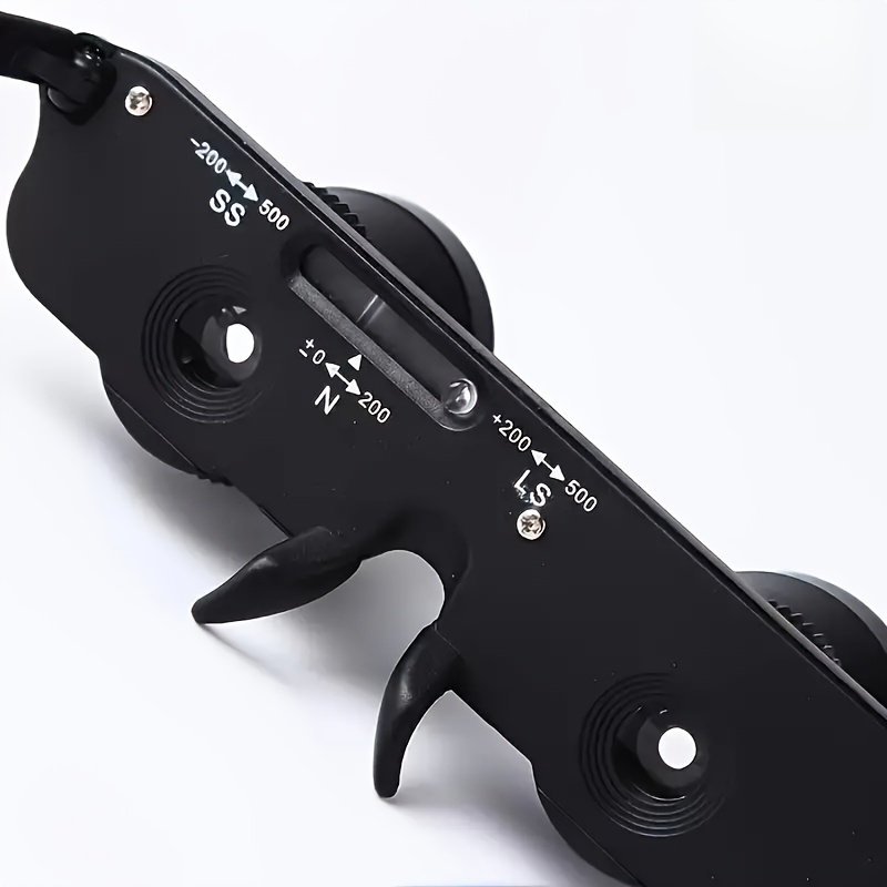 1 pieza, equipo de observación de pesca para gafas 3 en 1 - Conjunto de prismáticos y lupa con caja de almacenamiento - Compacto y portátil, adecuado para caza, pesca, observación de aves - Negro, diseño óptico de precisión