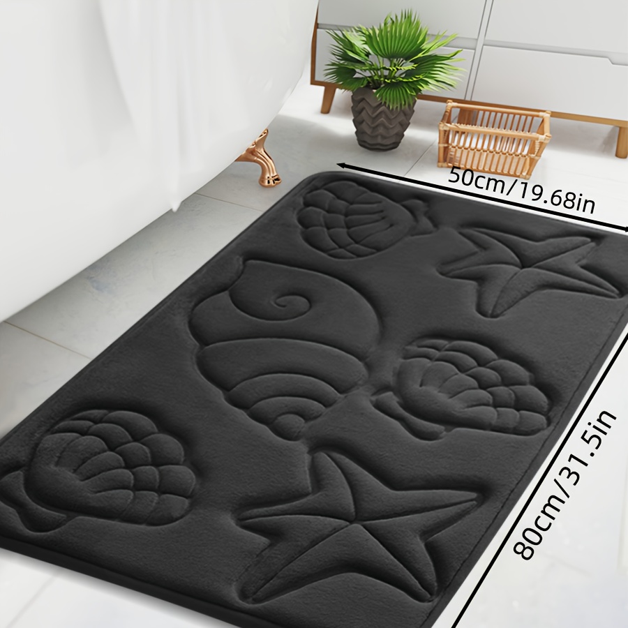 

- Foam Bath Mat Set - , Absorbent & Stain- Rug For , Bathtub, And Laundry -