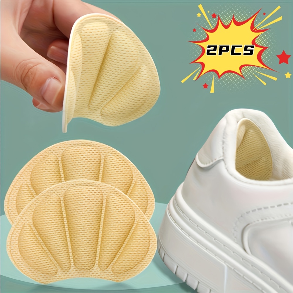 2/4pcs Heel Pads, Foot Care Protectors, Adhesive Shoe Stickers Suitable for Men's and Women's Casual Shoes, Sneakers
