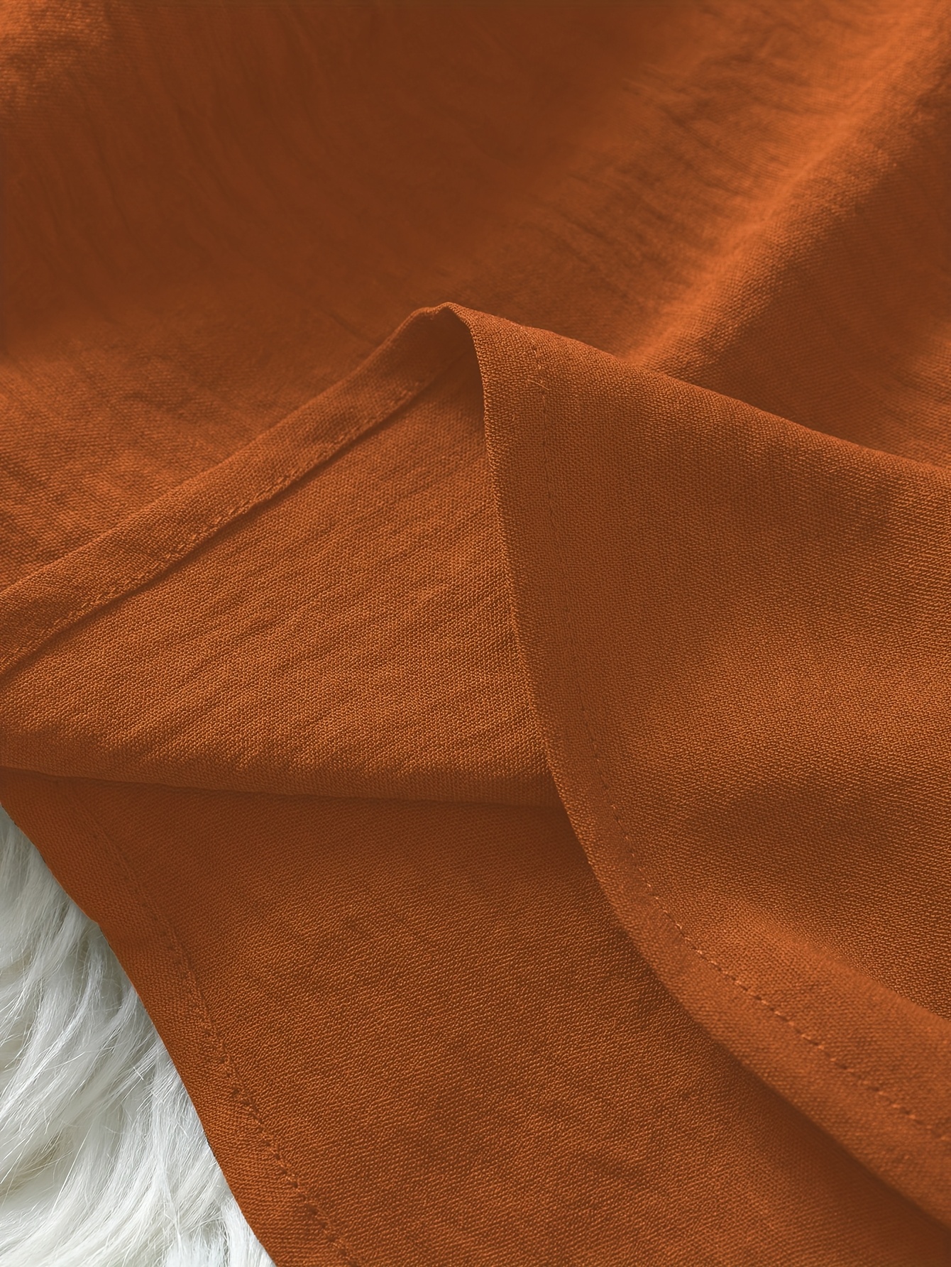 womens v neck drop shoulder sleeve solid color loose short sleeve shirt details 14