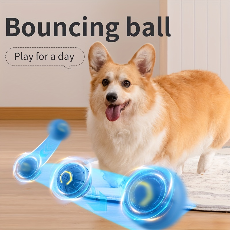 Interactive Electric Bouncing Ball Dog Toy, Intelligent Teaser