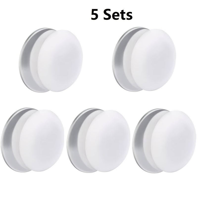 E-shop 5 Paar magnetische Vorhanggewichte - Robuste, wiederverwendbare Metall-Vorhangclips, klassisches Design, starke Fixierung, Deko-Ergänzungen für
