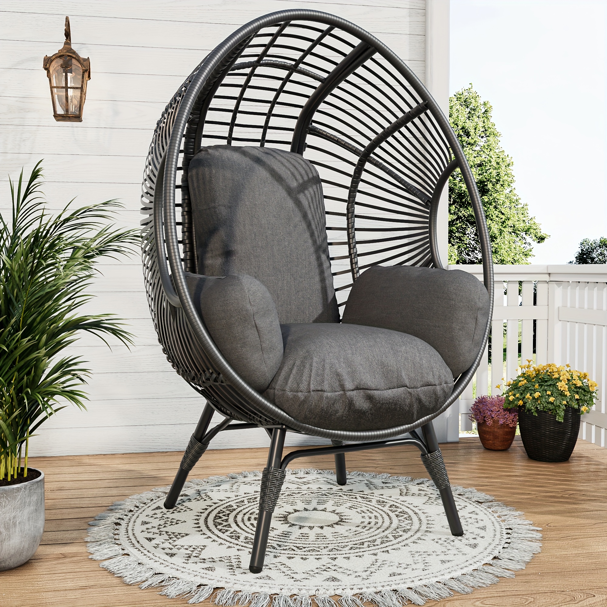 oversized egg chair outdoor