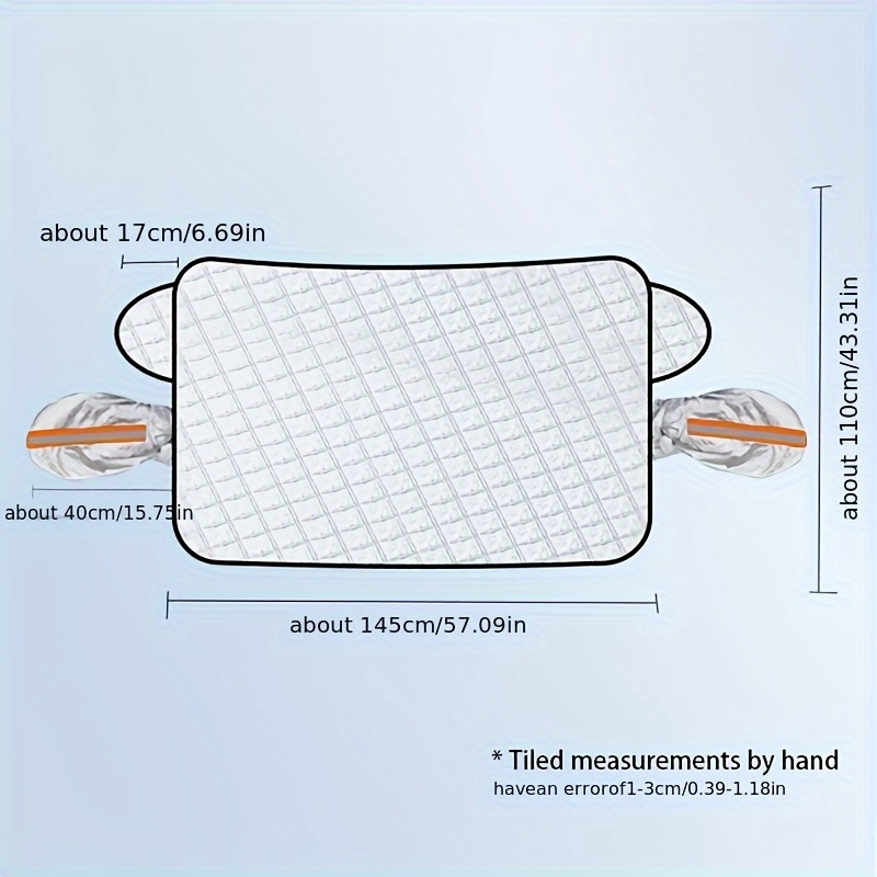 TEMU Car Windshield Snow Cover