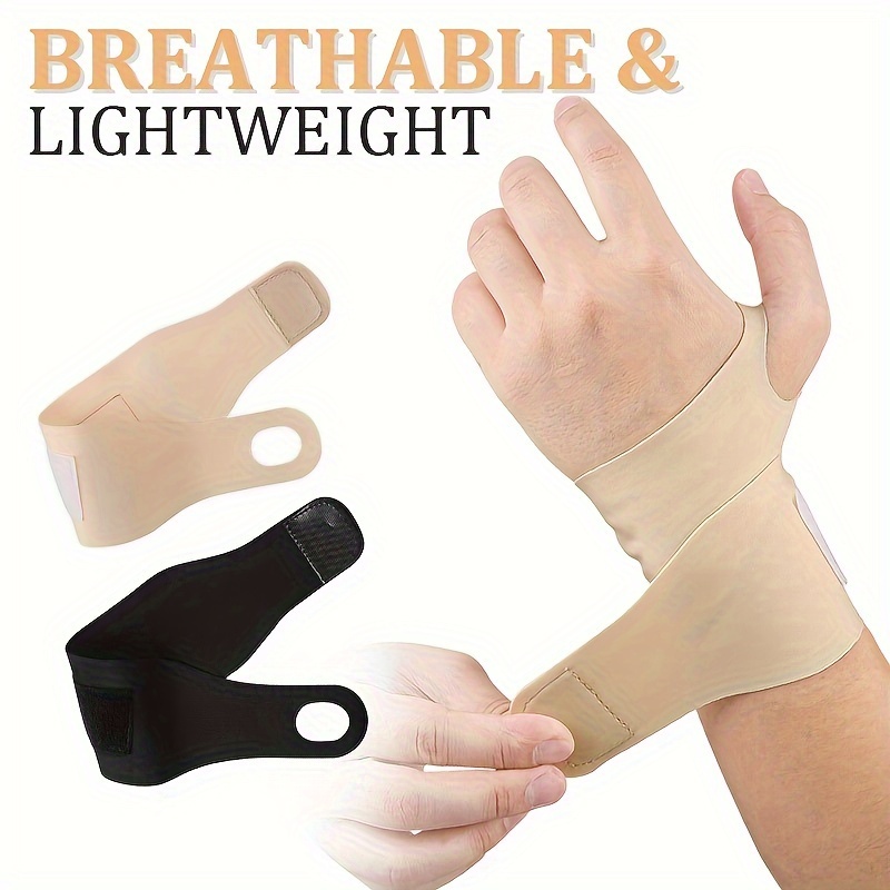 

1pc Breathable Sports Wrist Compression Strap For Women & Men - Elastic Adjustable Comfortable Wrist Brace Wrap For Right And Left Hands