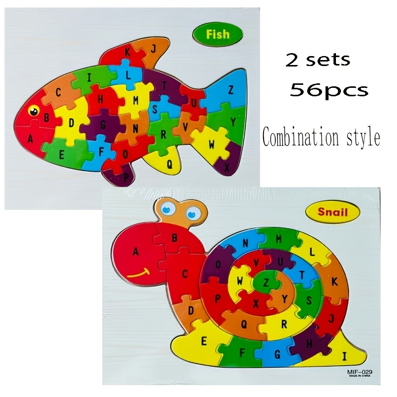 puzzle letters sold on Temu United States